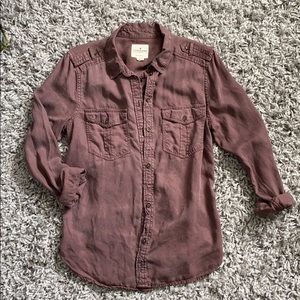 AE boyfriend fit button up